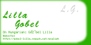 lilla gobel business card